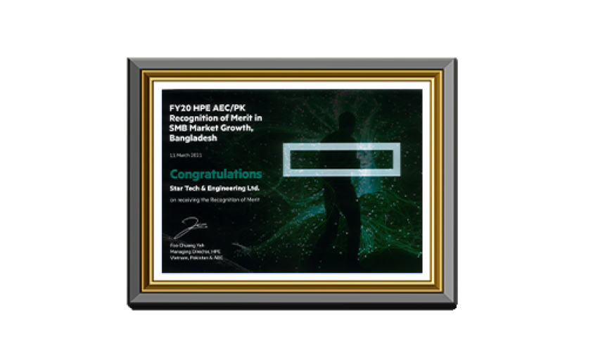 Recognition of Merit in SMB MarketÂ Growth.